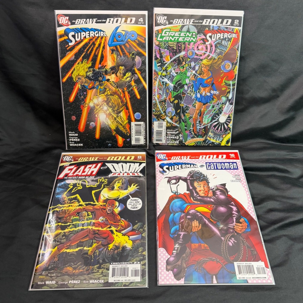 DC The Brave and the Bold Comic Lot Issues 2 4 8 16 Supergirl Flash Superman